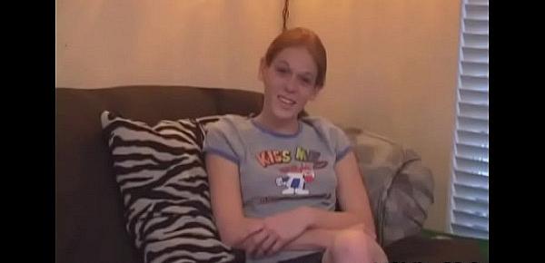  Passionate young redhead lady Alisha enjoys hardcore fuck